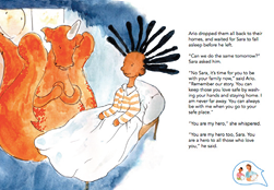 image of a page from the story book